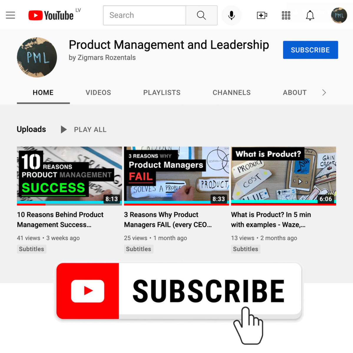 YouTube channel image